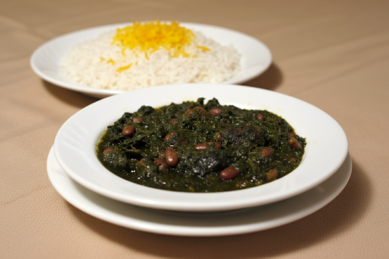 قورمه سبزی گیاهی