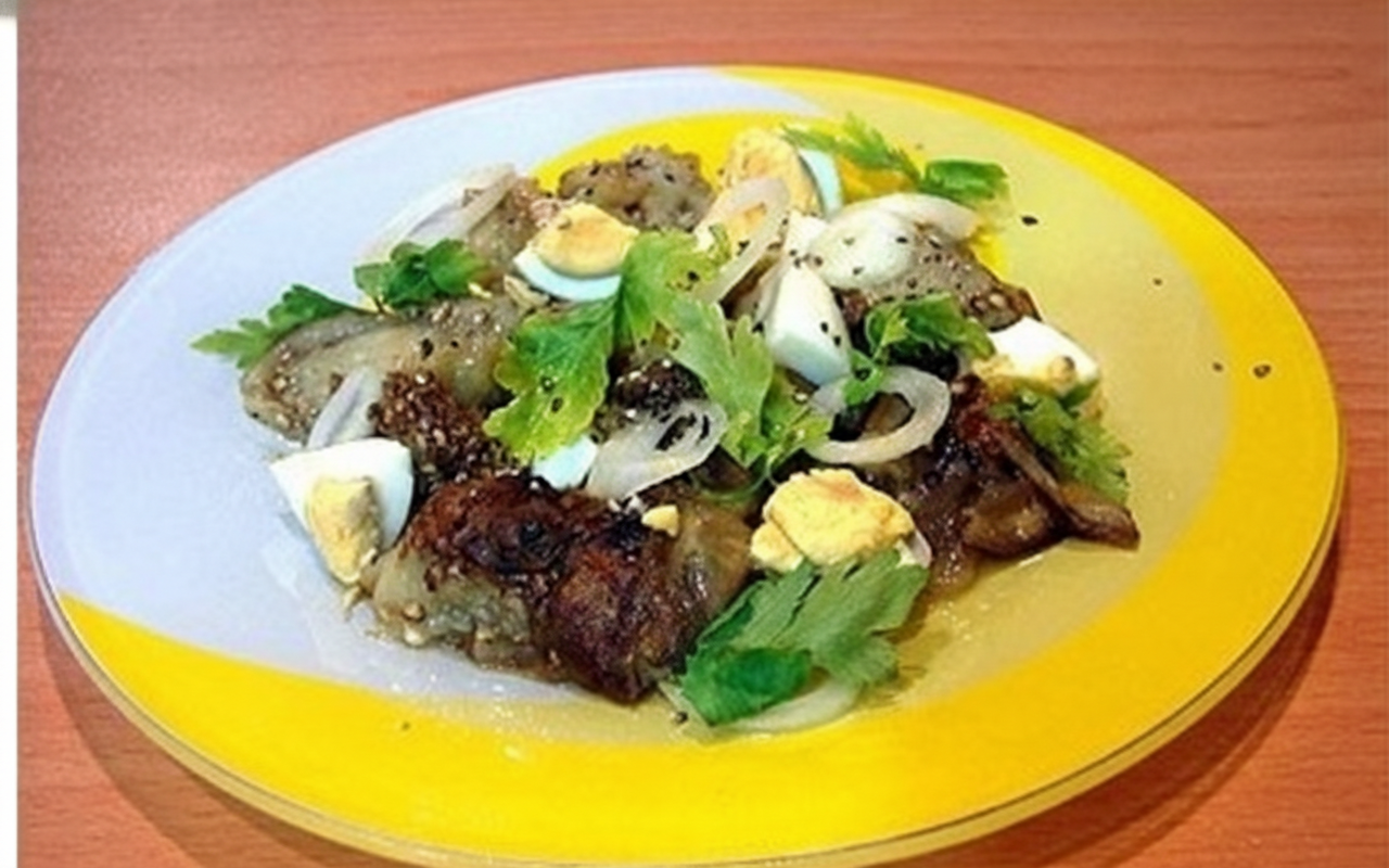 سالاد بادمجان کبابی