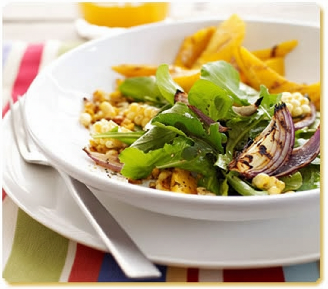 سالاد انبه و ذرت