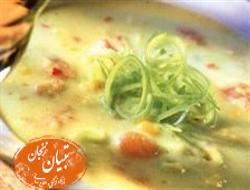 سوپ مرغ و ذرت