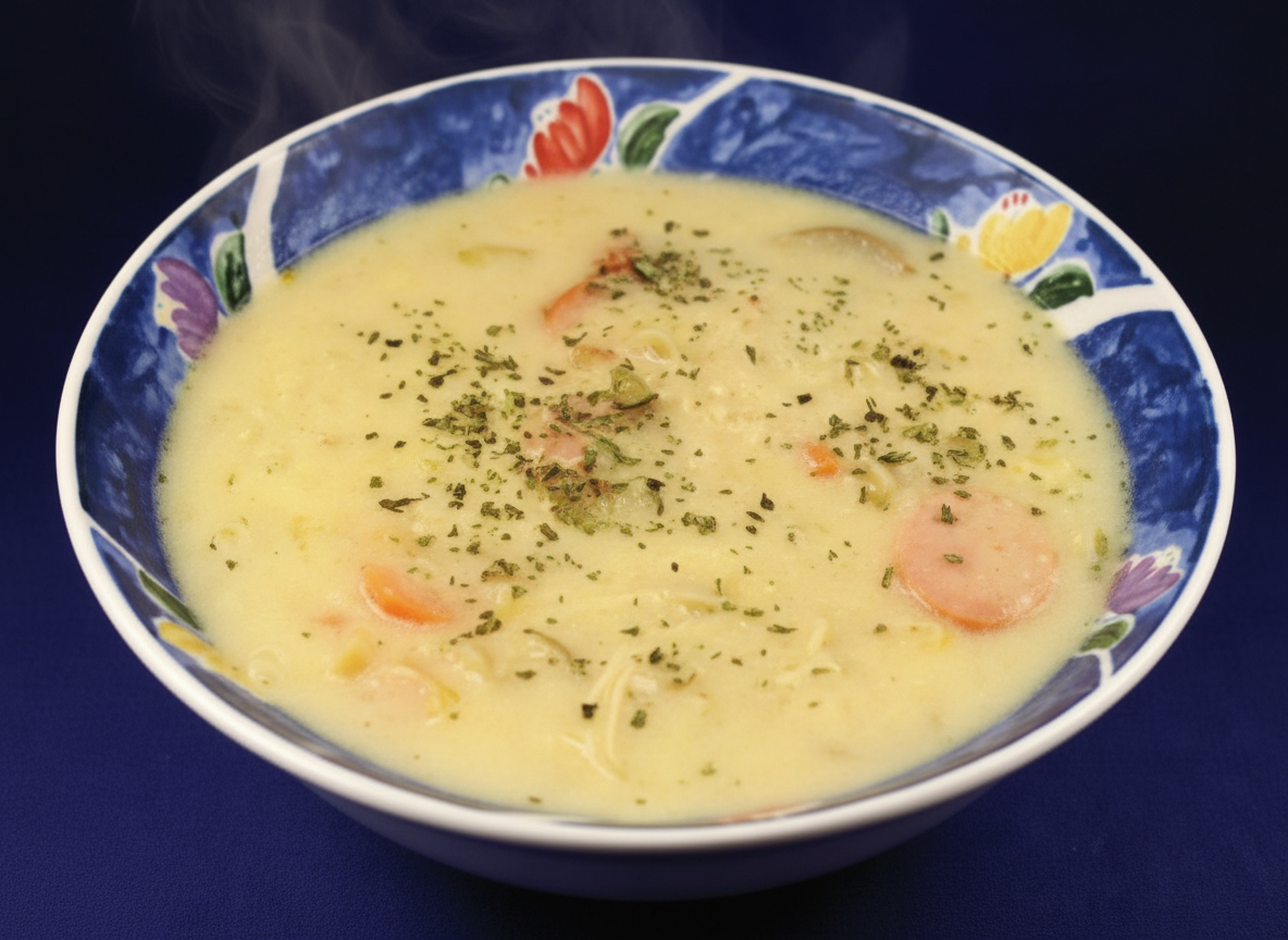 سوپ قارچ و جو