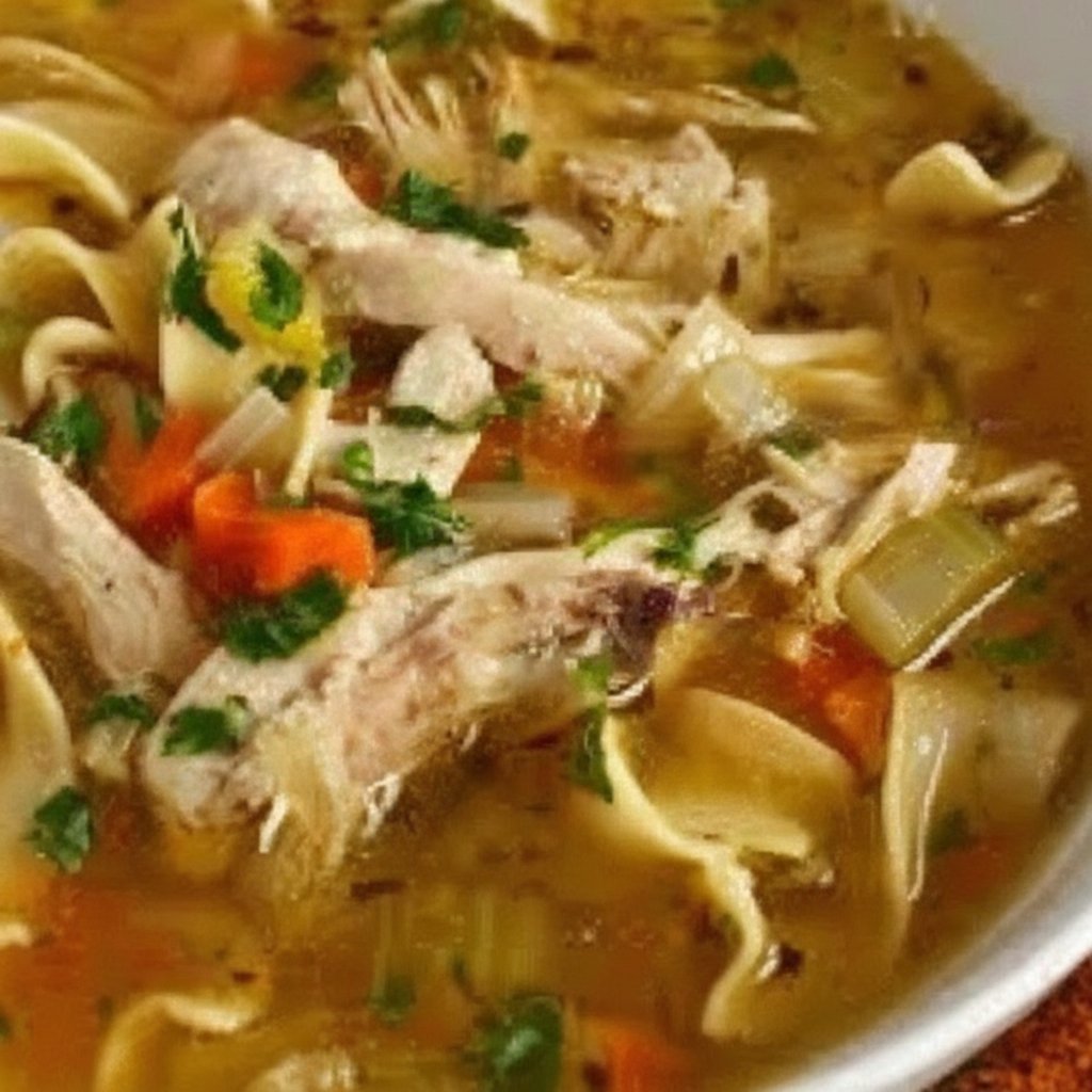 سوپ جوجه با خامه