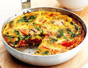 املت قارچ و گوجه فرنگی