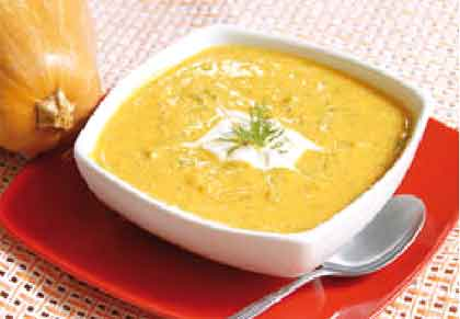 سوپ کدو تنبل