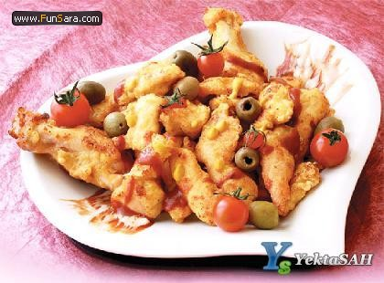 خورشت مرغ و زیتون (غذای لبنانی)