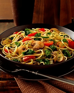 اسپاگتی با سبزیجات ایتالیایی