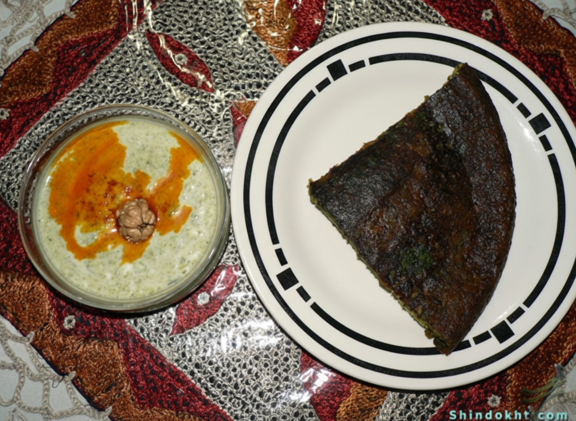 کوکوی اسفناج و پیازچه