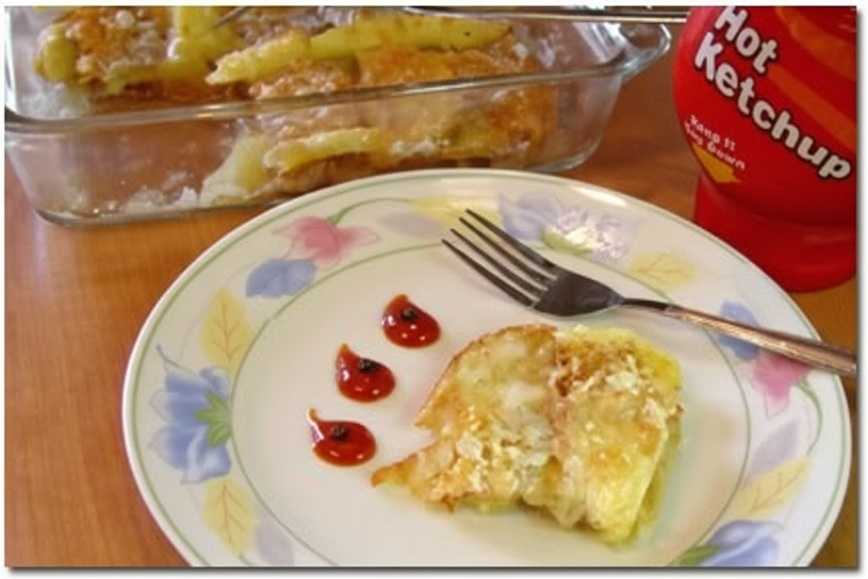 سیب زمینی با پنیر طعم دار