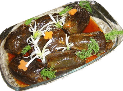خوراک محشی بادنجان