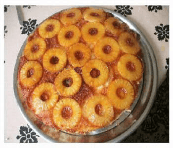 کیک آناناس و گردو