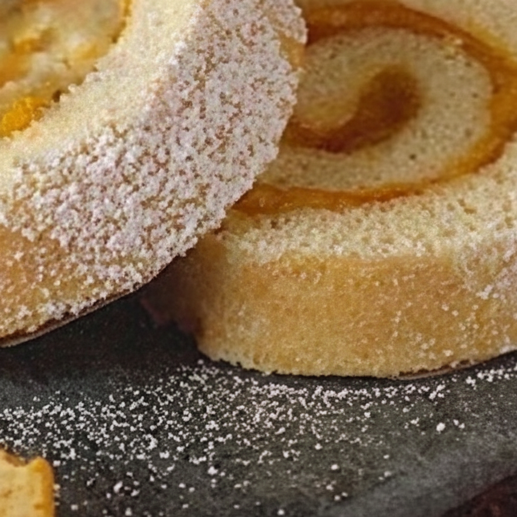 رولت زردآ لو و پرتقال