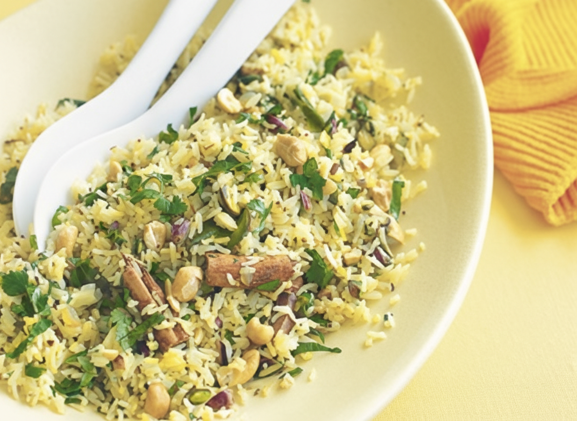 برنج با هل و دارچین