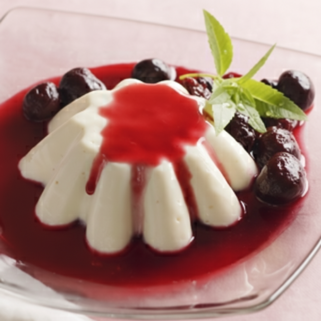 پاناکوتا با سس میوه