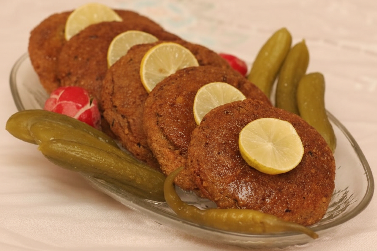 کتلت مرغ خوراک