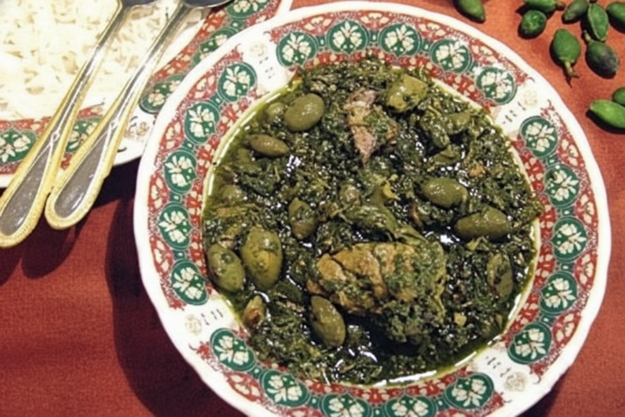 چلو خورشت چغاله بادام