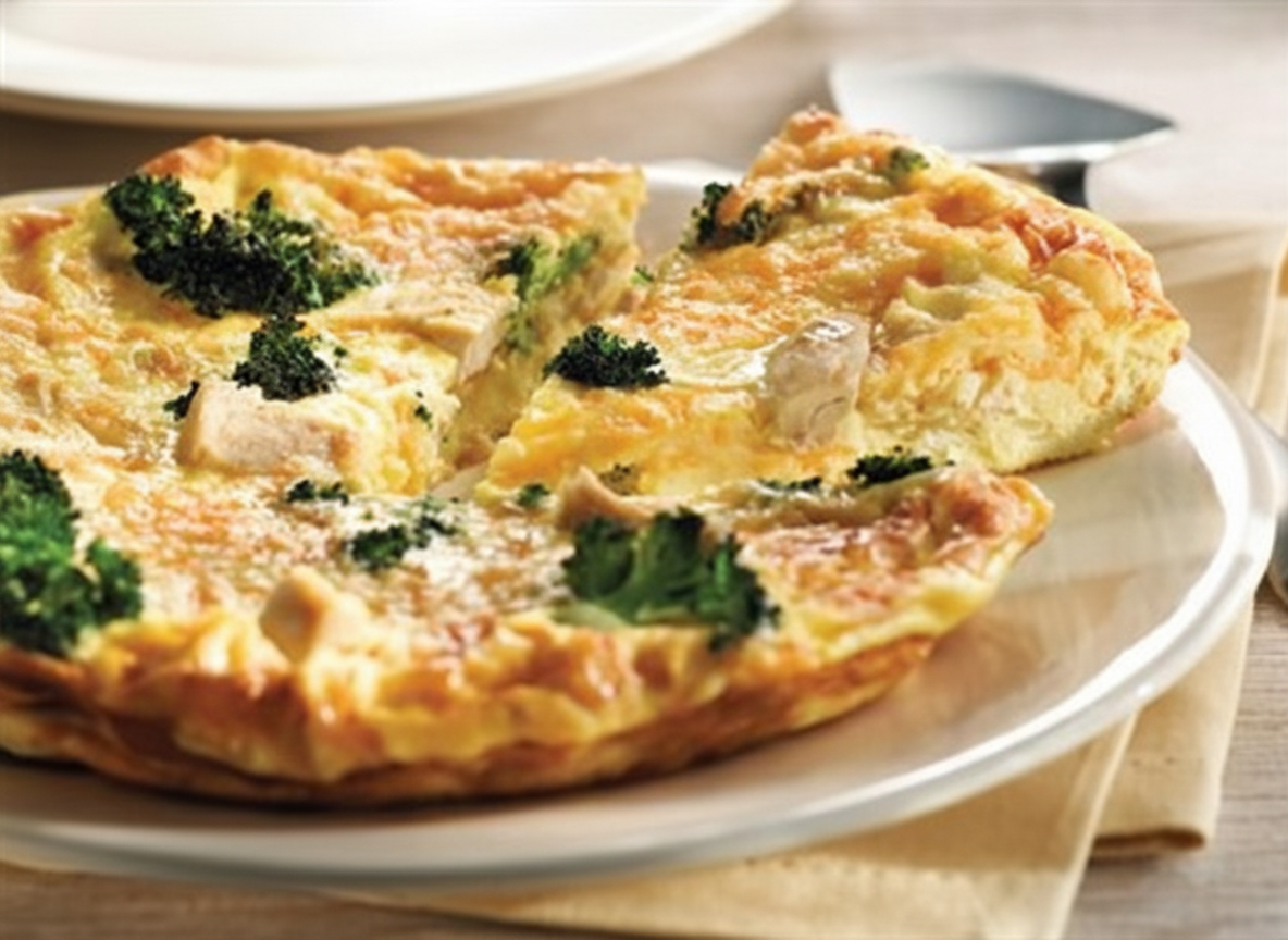 کوکوی مرغ وکلم بروکلی