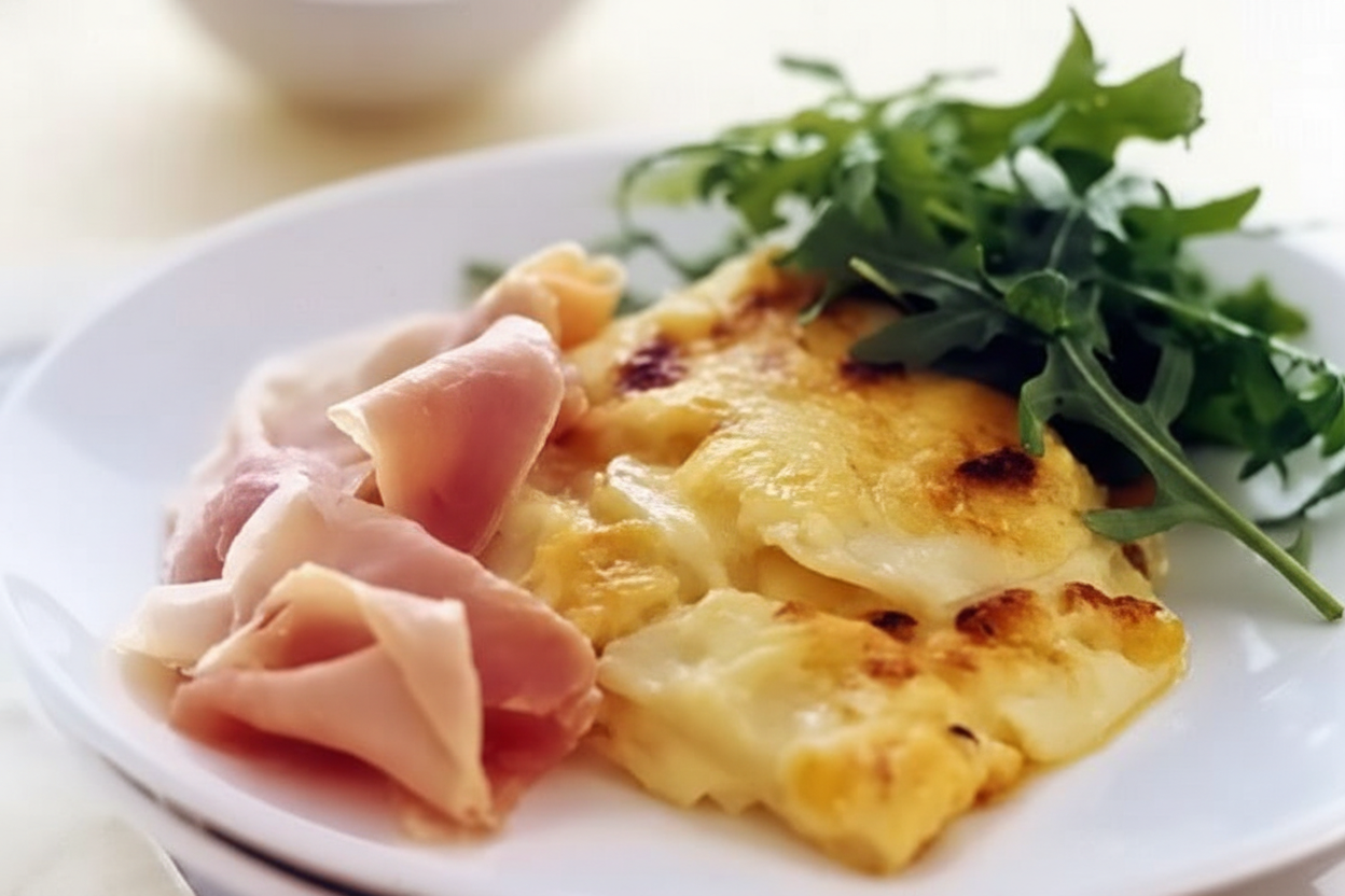 سیب زمینی پخته پنیری