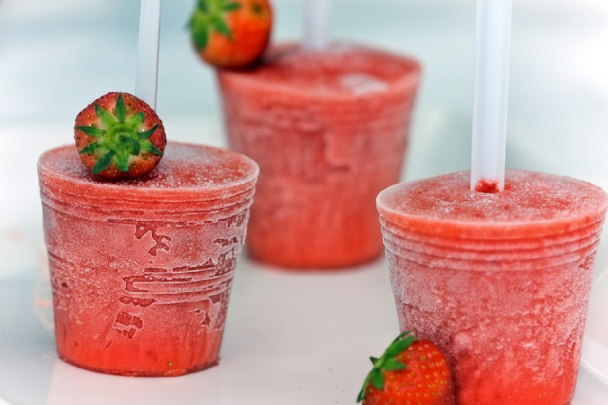 بستنی یخی تمشک