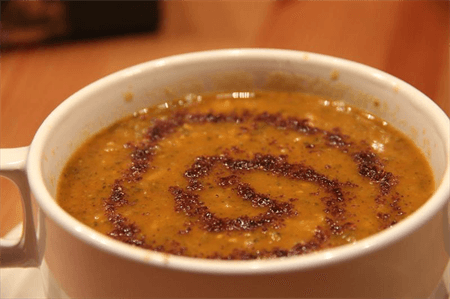 سوپ عدس قرمز با سماق (ترکی)