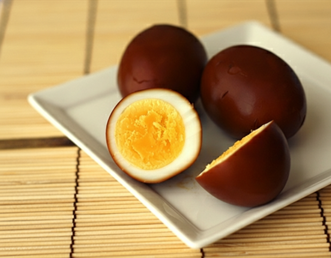 تخم مرغ سس سویایی